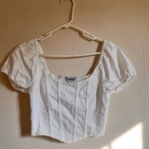 Brand New RSQ Womens Linen Corset Top